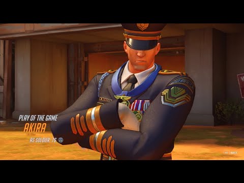 Soldier 76 potg with Ana’s help / Overwatch 2