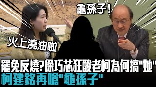 罷免火反燒民進黨？徐巧芯狂酸老柯為何搞「她」 柯建銘再嗆「龜孫子」【CNEWS】