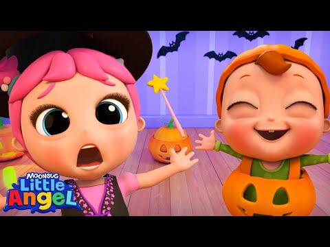 This Is The Way We Trick Or Treat! 👻 | Little Angel | Nursery Rhymes