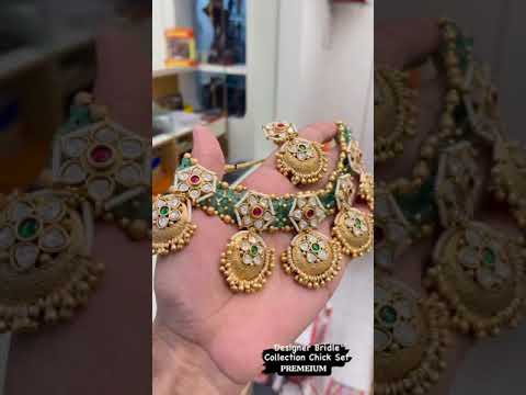 Premium quality pachi kundan sets/Bridal chokar sets/Order or reselling whatsapp 9535614642