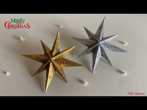 3D Christmas Stars ⭐️ With Paper - 2 / Paper Craft