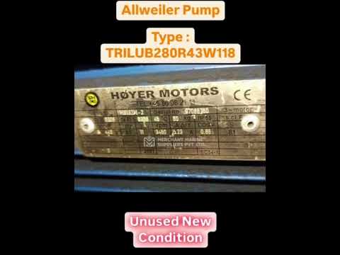 New Arrival // Allweiler TRILUB280R43W118 pump – Unused and ready for your marine needs! 🌊🔧 #pumps