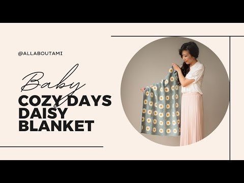 Baby Cozy Days Daisy Blanket