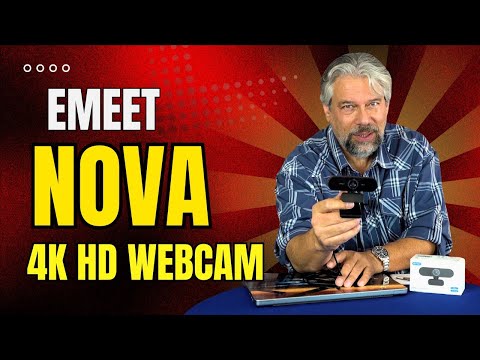 EMEET Nova 4K PC/Mac Webcam -- DEMO & REVIEW