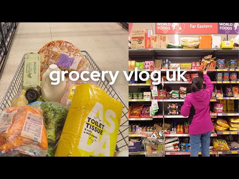 Realistic Grocery Shopping Vlog UK | Relaxing Asmr