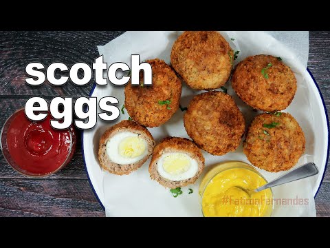 How to make Scotch Eggs | Easy Party Snacks | Mince Recipes Easy