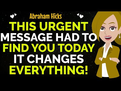 If This Reached You Today, It’s A BIG Sign! Pay Very Close Attention ! ✨✅Abraham Hicks 2025