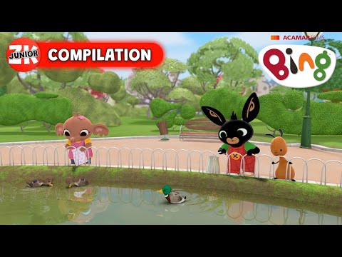 Shhh Bing! Feed The Ducks Quietly! | Bing Clip Compilation | ZeeKay Junior