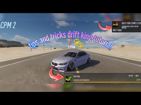 HOW TO DO🤔 DRIFT KING 😯 EASY TO COMPLETE 💯 TOTURIAL #carparkingmultiplayer #cpm2driftking#cpm2guide#