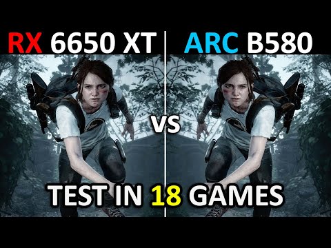 RX 6650 XT vs Intel Arc b580 | Test in 18 Games at 1080p | Which is Better? | 2025