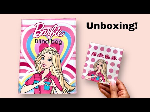 🩷 paper diy 🩷 BARBIE blind bag opening | Asmr | Unboxing