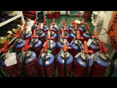 Annual Survey with Hundreds of Fire Extinguishers | Life at Sea