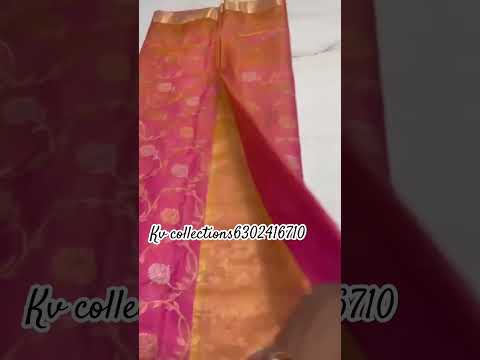 Kv collections chenderipattu saree WhatsApp6302416710 #trendingshorts #trending #handloom #chenderi