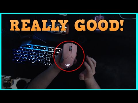 Unboxing and Review of the Razer Viper Ultimate! (pink) (uwu)