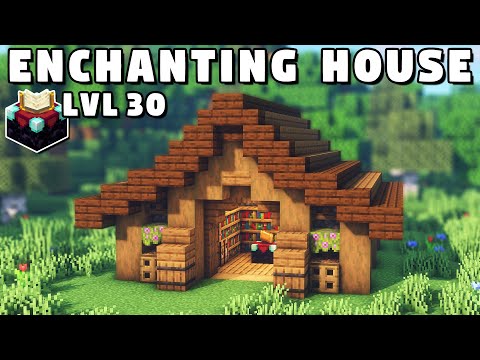 Minecraft Enchanting House Tutorial [How to Build]