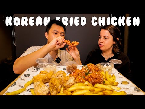 48 Hour Marinated Korean Fried Chicken Mukbang! Pelicana