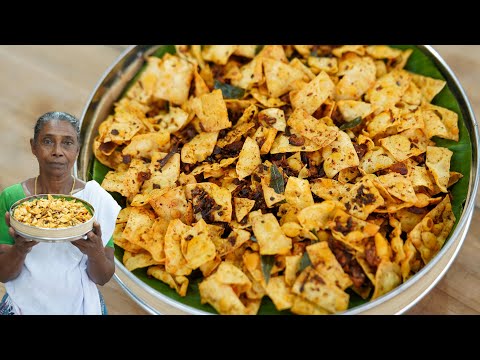 Kerala Style Pappadam Stir fry - Mulak Pappadam