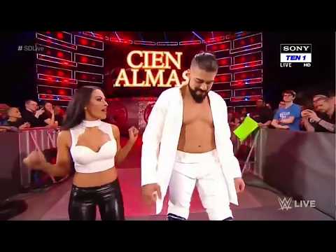 Andrade Cien Almas Vs Local Competitor Smackdown Live 05 22 2018