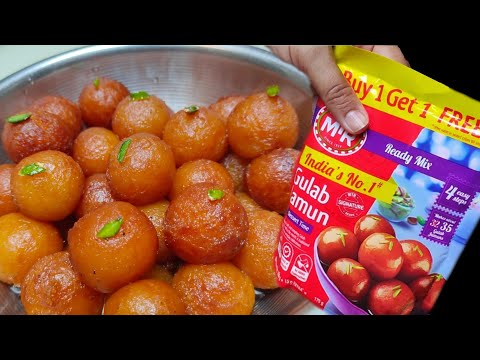 MTR Gulab Jamun Premix Recipe | gulab jamun recipe | navratri special recipe | diwali mithai recipe