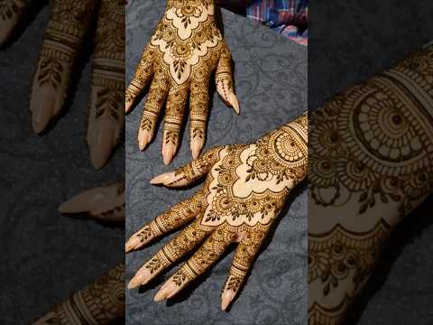 Bridal henna process ✨️ #bridalhenna #henna #mehndi