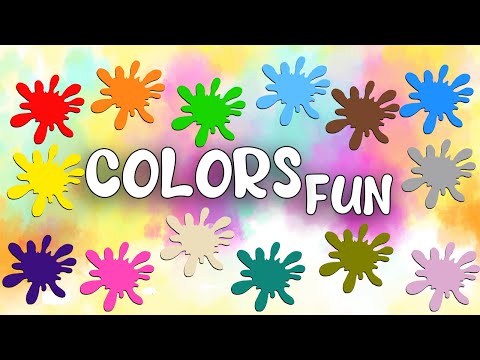 50 Colors Name - Colors Song - Phonics colors song for Toddlers - Colors Name for kids - Kiddikoo