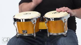 6.5 & 7.5 inch Bongo Set - Natural Finish | Granite Percussion