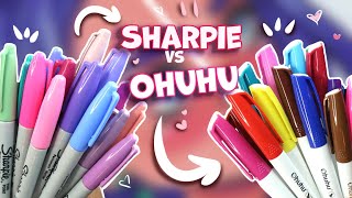 Sharpie Markers vs Ohuhu Permanent Markers