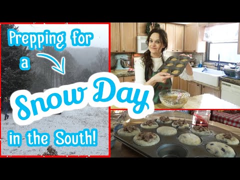 ❄Southern Winter Snowstorm Muffins & Punch! ❄