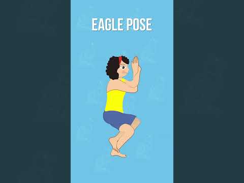 Eagle Pose - Yoga Pose of the Week #yogaforkids #yogaguppy #kidsyoga #yoga #kidsyogafun