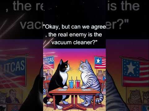 Can We Agree the Real Enemy is the Vacuum Cleaner? #CatsDebate #PoliticalCats @Sukoto140