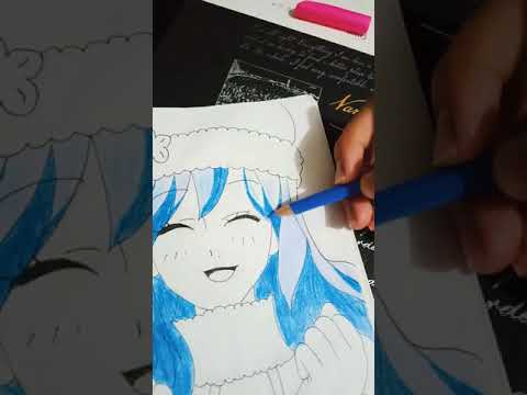 coloring juvia lockser drawing #drawing #art #anime #juvialockser #coloring