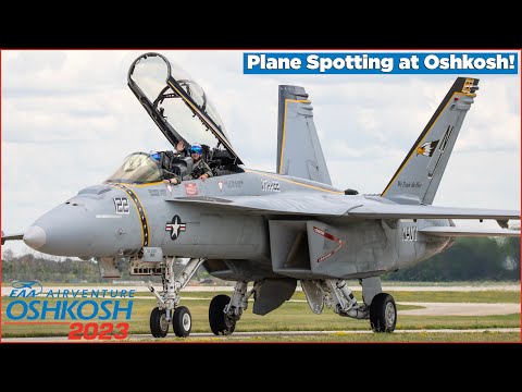 *RARE PLANES* Plane Spotting @ Oshkosh EAA AirVenture 2023!