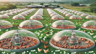 How Australian Farmers Raise Millions of Free Range Chickens for Organic Egg - Poultry Processing