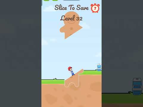 Slice To Save Level 32 #shorts #gameplay #walkthrough #slicetosave #trending #viral #videos  #games