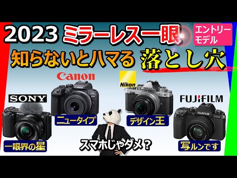 [Mirrorless camera 2023 recommended]  [SONY, Canon, Nikon, FUJIFILM]