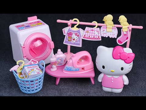 95 Minutes Hello Kitty Laundry Set, Satisfying Unboxing Rare Kitchen Playset | Tina Unboxing Toys