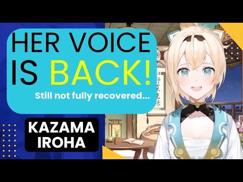 IROHA's voice is back!/ 声が少し戻ったいろは殿！ [hololive clip]【Kazama iroha/風真いろは/ホロライブ】