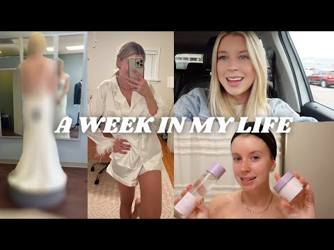 VLOG | wedding updates, getting my dress altered, skincare secrets, date nights & more!