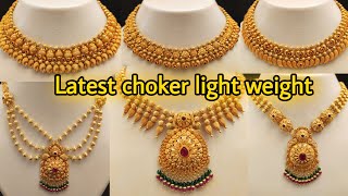 latest gold choker designs 2021 | simple gold choker necklace designs | 22k gold choker necklace