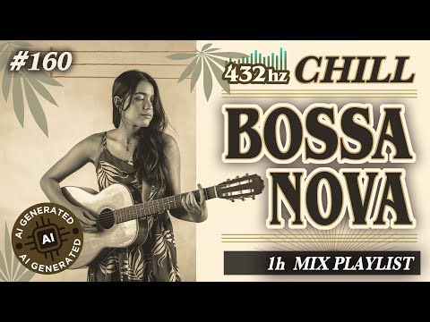 Chill Bossa Nova Music🌴 | Calming BGM of 432hz Serenity for Focus and Soothing🌟 #160