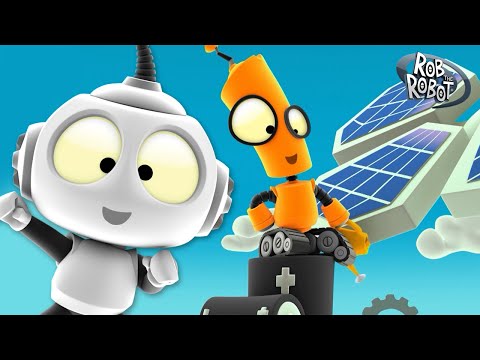 Space Mission For Solar Power! | Rob The Robot | Preschool Learning