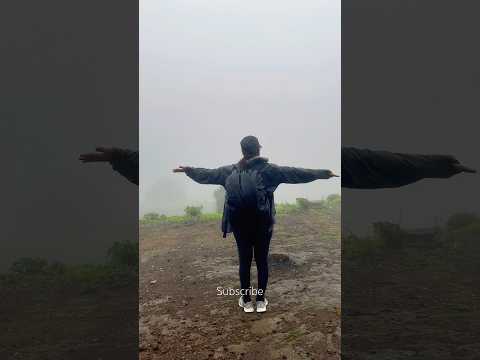 Monsoon things 😍 #youtubeshorts #shorts #vlog #monsoon #trek #harishchandragad #nature