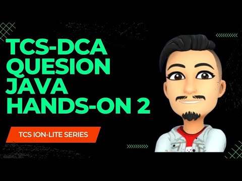 TCS DCA CODING JAVA QUESTIONS ALSO IMP FOR IPA