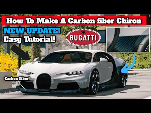 How To Make A Carbon Fiber Chiron Easy tutorial! NEE UPDATE! | Car Parking Multiplayer