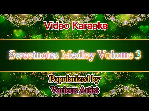 Sweetnotes Dance Medley Volume 3 - Various Artist Video Karaoke