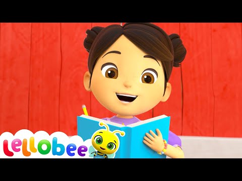 Back To School 📖 Learn the ABC's and 123's! | Lellobee City Farm | Moonbug Kids - Farm Animals