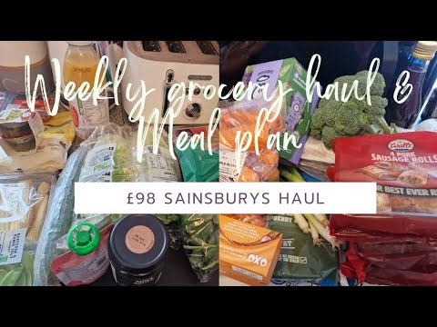 Large Weekly Sainsburys haul  | What I buy my family for the week