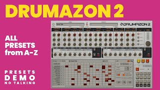 NO TALKING | Drumazon 2 | ALL PATTERNS | Roland TR-909 Emulation