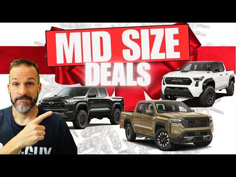 Midsize Truck Deals Expire Soon. 2025 Tacoma Frontier Colorado & More