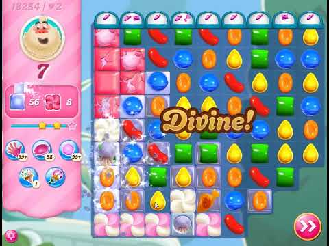 Candy Crush Saga Level 18254 - NO BOOSTERS | SKILLGAMING ✔️